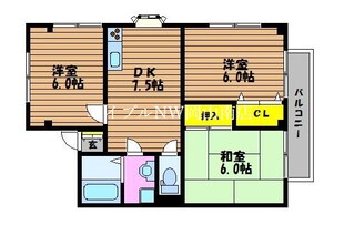 宇野駅 バス15分  三軒屋下車：停歩10分 2階の物件間取画像